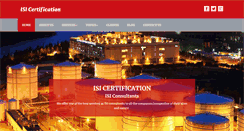 Desktop Screenshot of isicertification.com